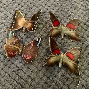 Japan hand painted butterflies